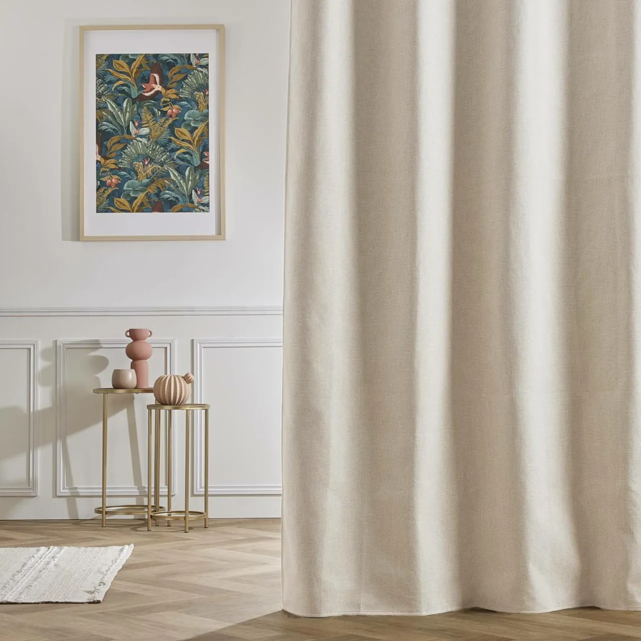 EMINZA Rideau occultant Total Blackout (140 x 240 cm) Ombra sable Beige Online