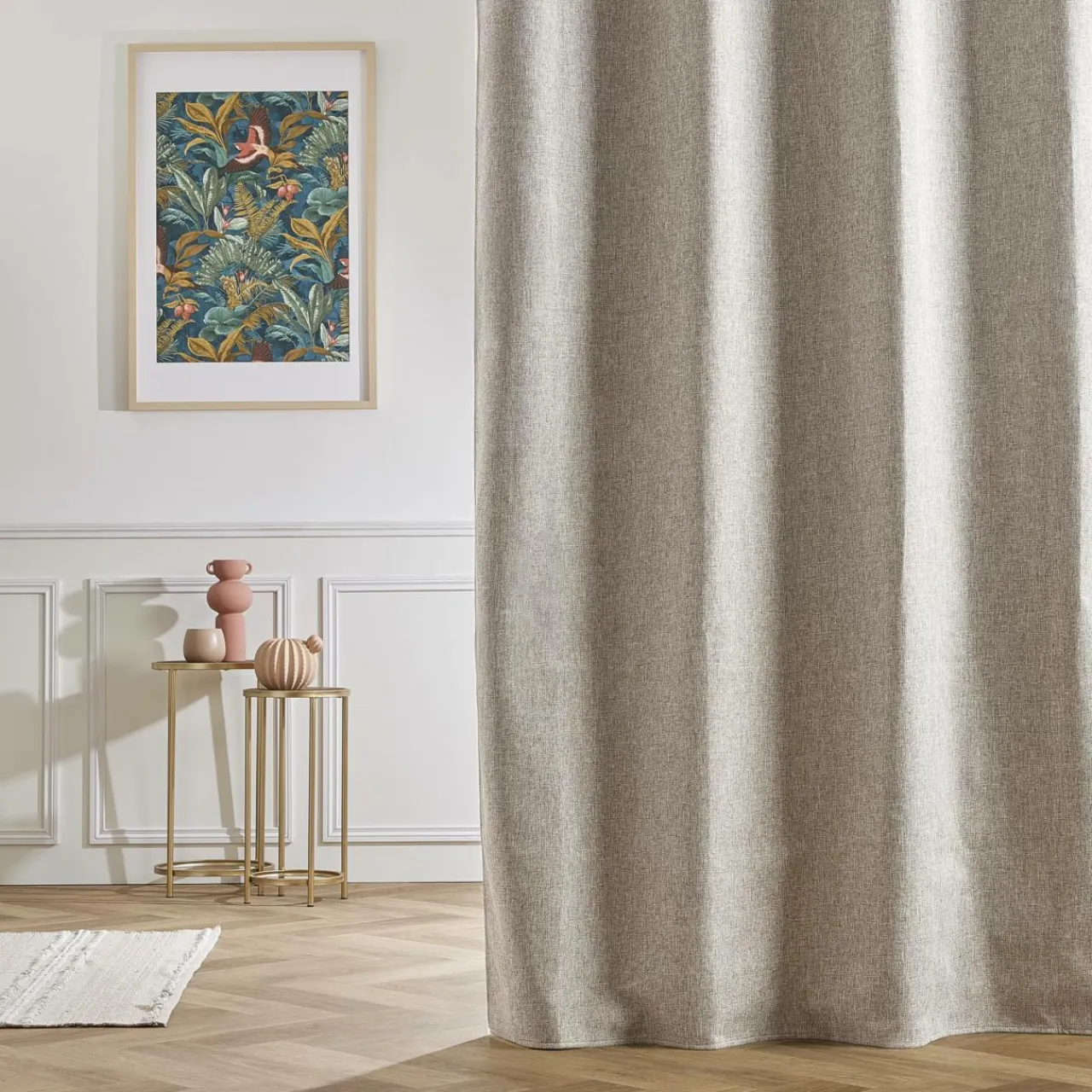 EMINZA Rideau occultant Total Blackout (140 x 240 cm) Ombra Taupe Outlet