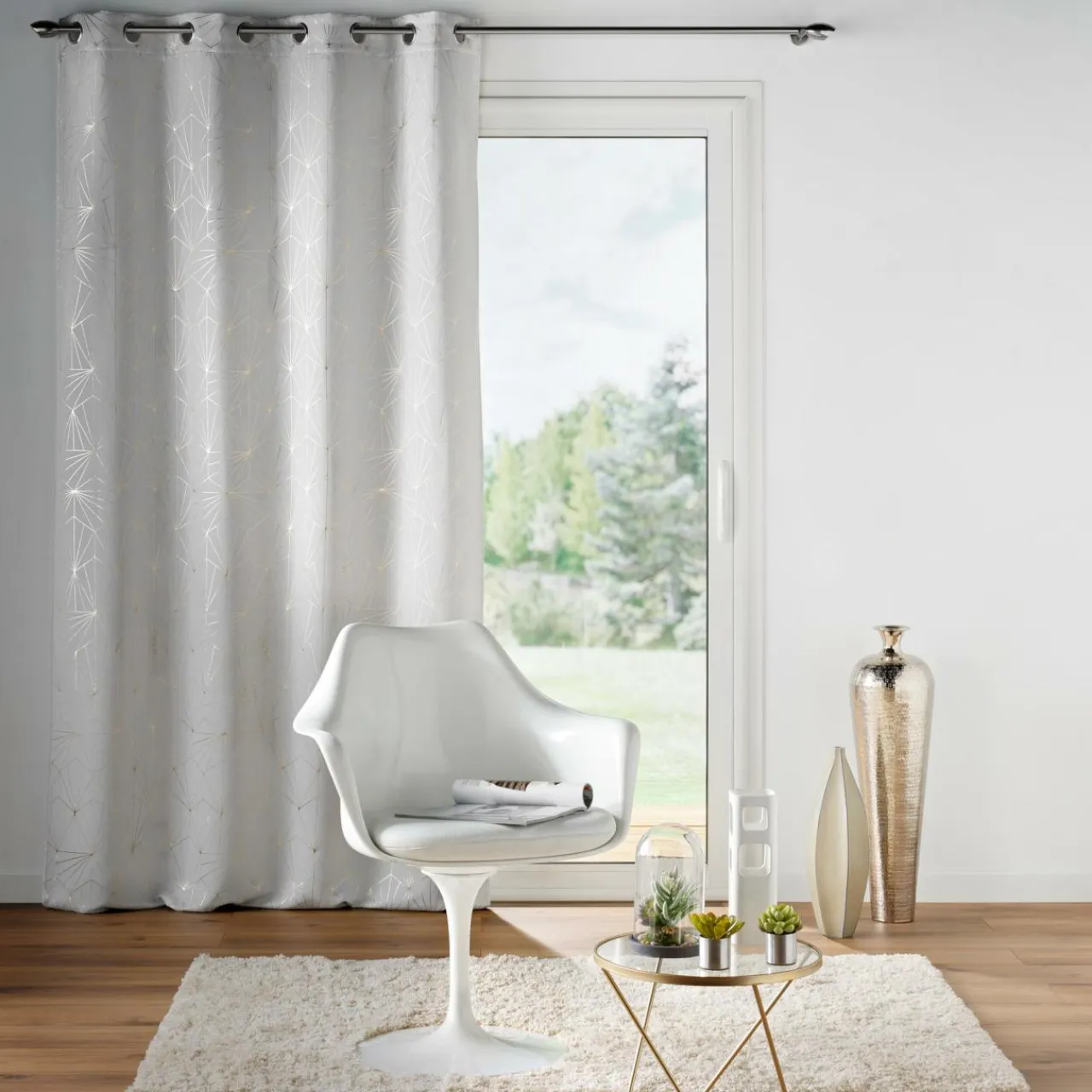 douceur d'intu017drieur Rideau occultant (140 x 260 cm) Eclat Blanc Outlet
