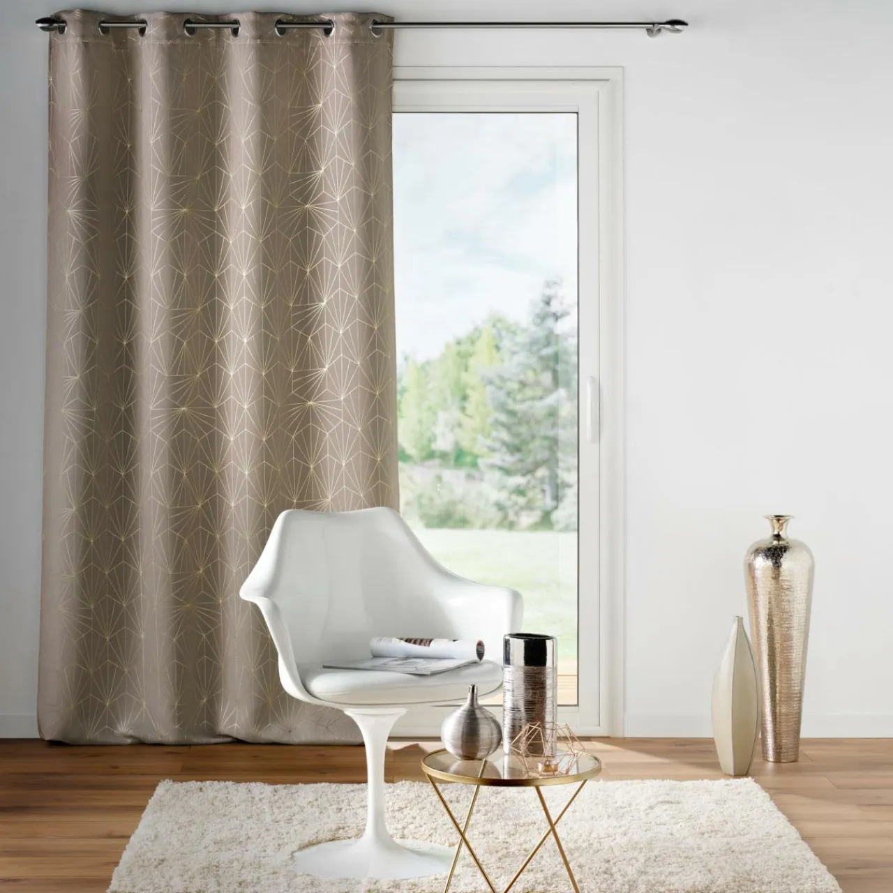 douceur d'intu017drieur Rideau occultant (140 x 260 cm) Eclat Taupe Online