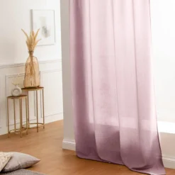 LOVELY CASA Rideau oeillets (140 x 260 cm) Bea Rose poudré New