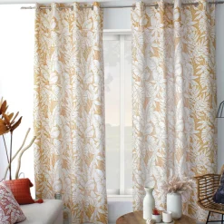 ENJOY HOME Rideau oeillets (135 x 240 cm) Bundi Jaune moutarde Online
