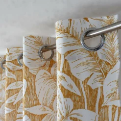 ENJOY HOME Rideau oeillets (135 x 240 cm) Bundi Jaune moutarde Online
