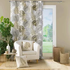 DOUCEUR D'INTERIEUR Rideau oeillets (140 x 260 cm) Mogador Beige Online