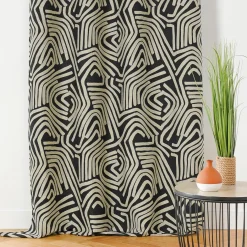 LINDER Rideau oeillets (140 x 260 cm) Nairobi Noir Online