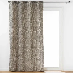 DOUCEUR D'INTERIEUR Rideau oeillets (140 x 240 cm) Pandore Noir Online