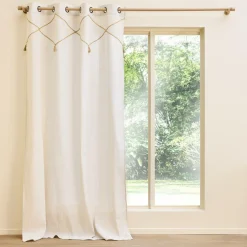 douceur d'intu017drieur Rideau polycoton (140 x 240 cm) Lacia Beige Sale