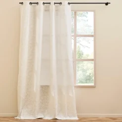douceur d'intu017drieur Rideau polycoton (140 x 240 cm) Naya Beige Discount