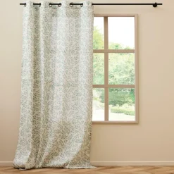 douceur d'intu017drieur Rideau polycoton (140 x 240 cm) Naya Vert sauge