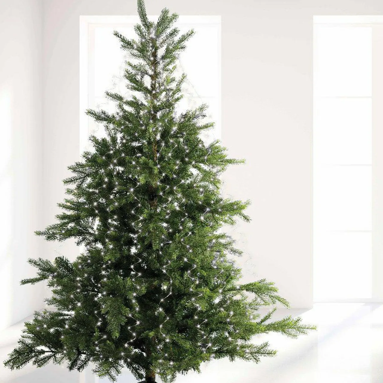 KAEMINGK Rideau pour sapin H2,40 m 832 Micro LED Flashing light Blanc froid Discount