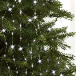 KAEMINGK Rideau pour sapin H2,10 m 672 Micro LED Flashing light Blanc froid Outlet
