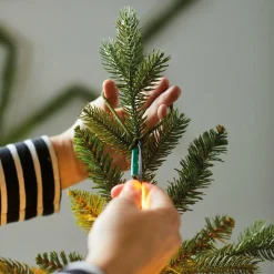 KAEMINGK Rideau pour sapin H2,40 m 832 Micro LED Flashing light Blanc chaud