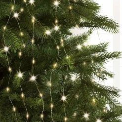 KAEMINGK Rideau pour sapin H2,40 m 832 Micro LED Flashing light Blanc chaud