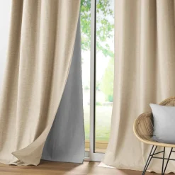 DOUCEUR D'INTERIEUR Rideau thermique doublure amovible (140 x 260 cm) Coverline Beige Hot