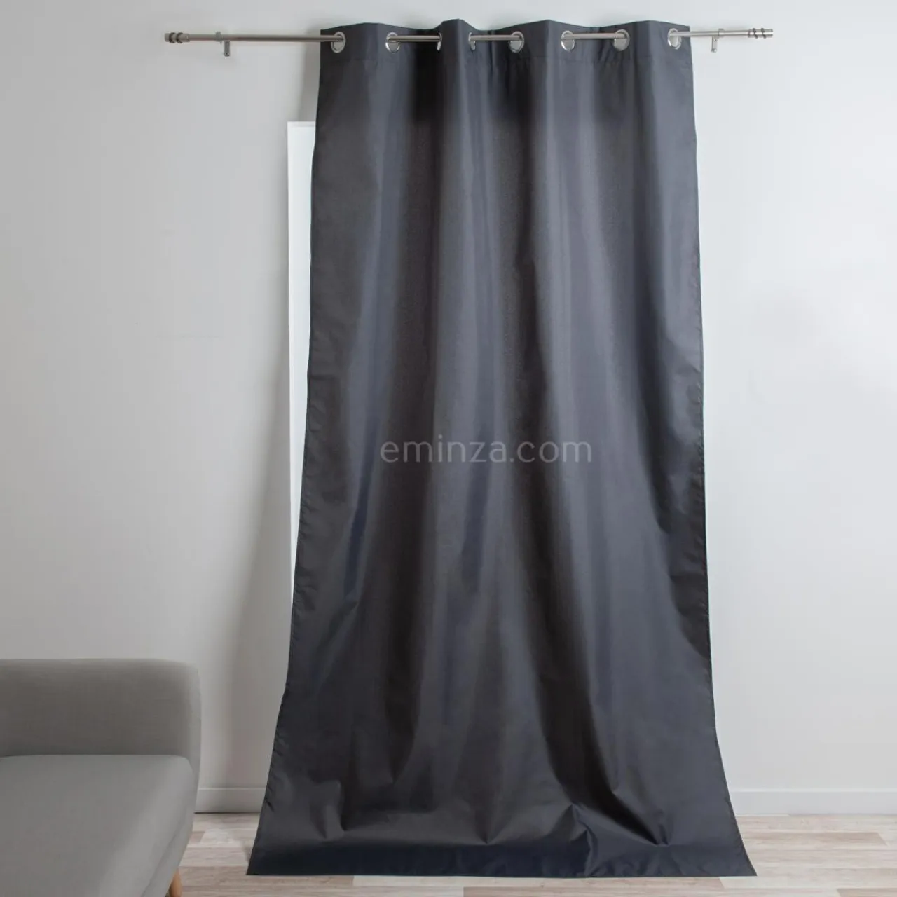 DOUCEUR D'INTERIEUR Rideau thermique (140 x 260 cm) Icemount Gris anthracite Gris foncé Outlet