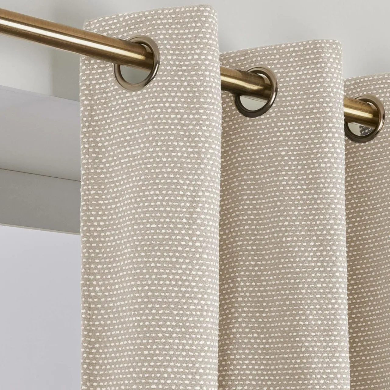 EMINZA Rideau tissage jacquard (140 x 240 cm) Oscar Taupe Online