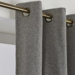 EMINZA Rideau tissage jacquard (140 x 240 cm) Oscar Gris Anthracite Clearance