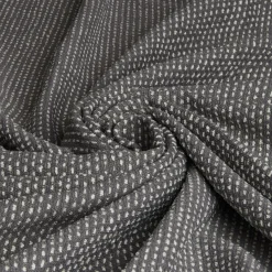 EMINZA Rideau tissage jacquard (140 x 240 cm) Oscar Gris Anthracite Clearance