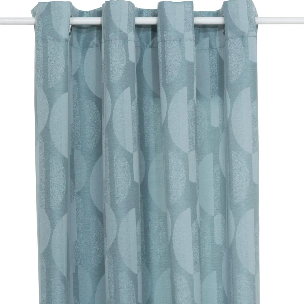 Atmosphera, cru017dateur d'intu017drieur Rideau tissé (140 x 260 cm) Wimbi Bleu
