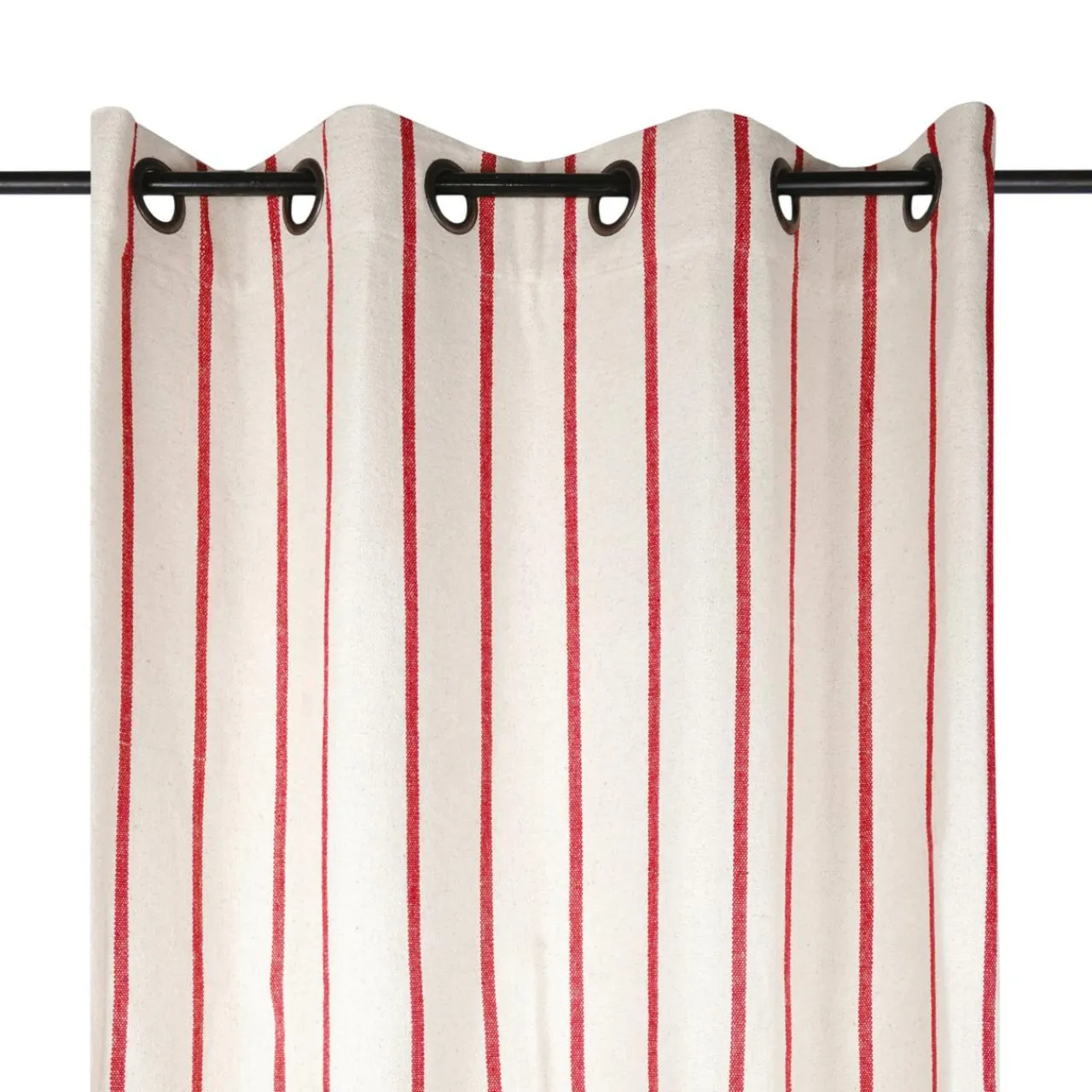EMINZA Rideau toile de coton (135 x 260 cm) Ocealys Rouge New