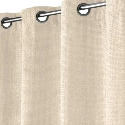 douceur d'intu017drieur Rideau velours chenille (140 x 260 cm) Leo Ecru Discount