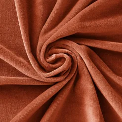 EMINZA Rideau velours de coton ajustable (140 x max 270 cm) Victor Terracotta Online