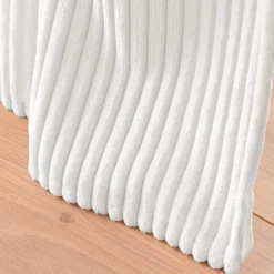 douceur d'intu017drieur Rideau velours relief (140 x 260 cm) Nils Blanc Online