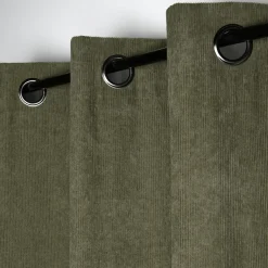 STOF Rideau velours (140 x 260 cm) Dandy Vert kaki
