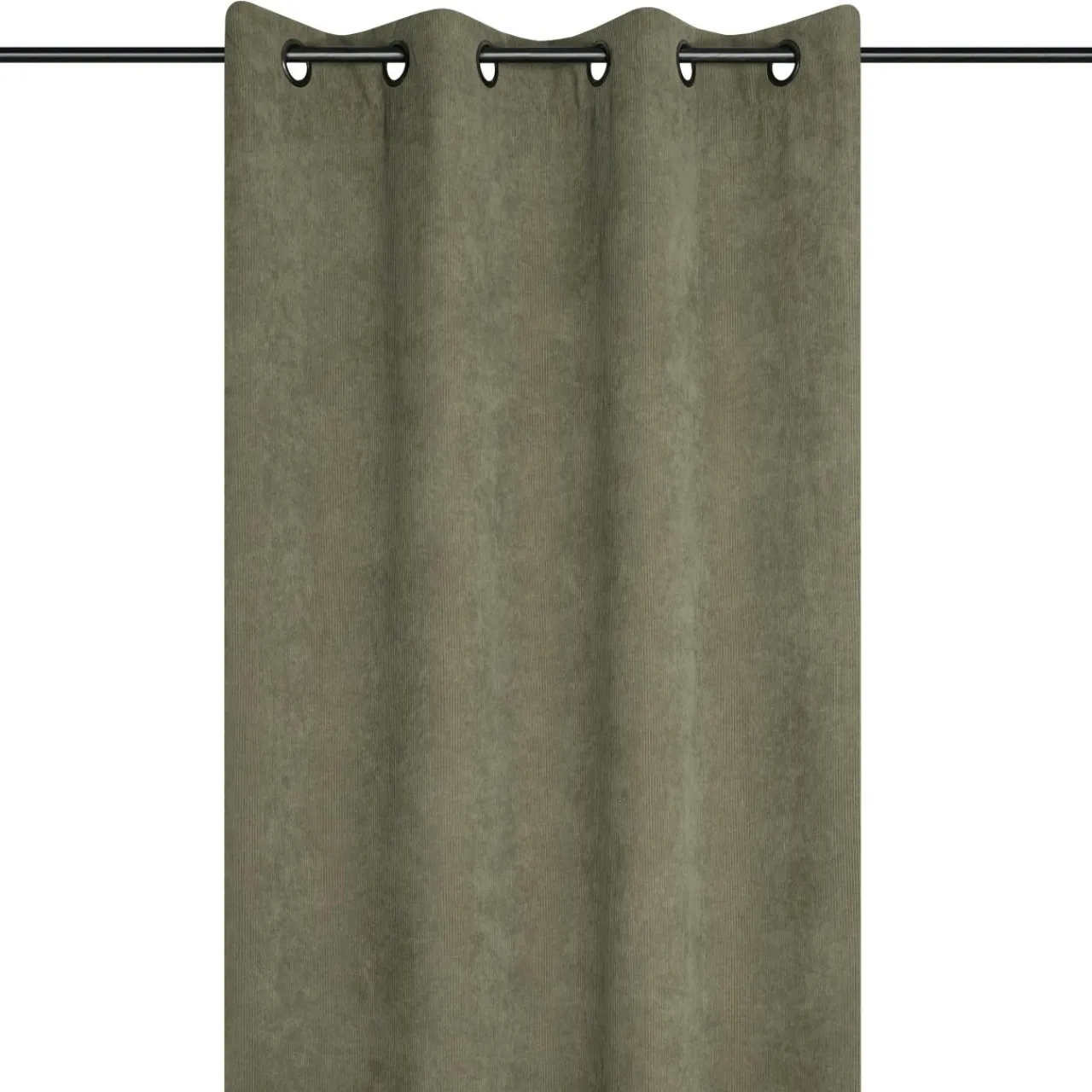 STOF Rideau velours (140 x 260 cm) Dandy Vert kaki