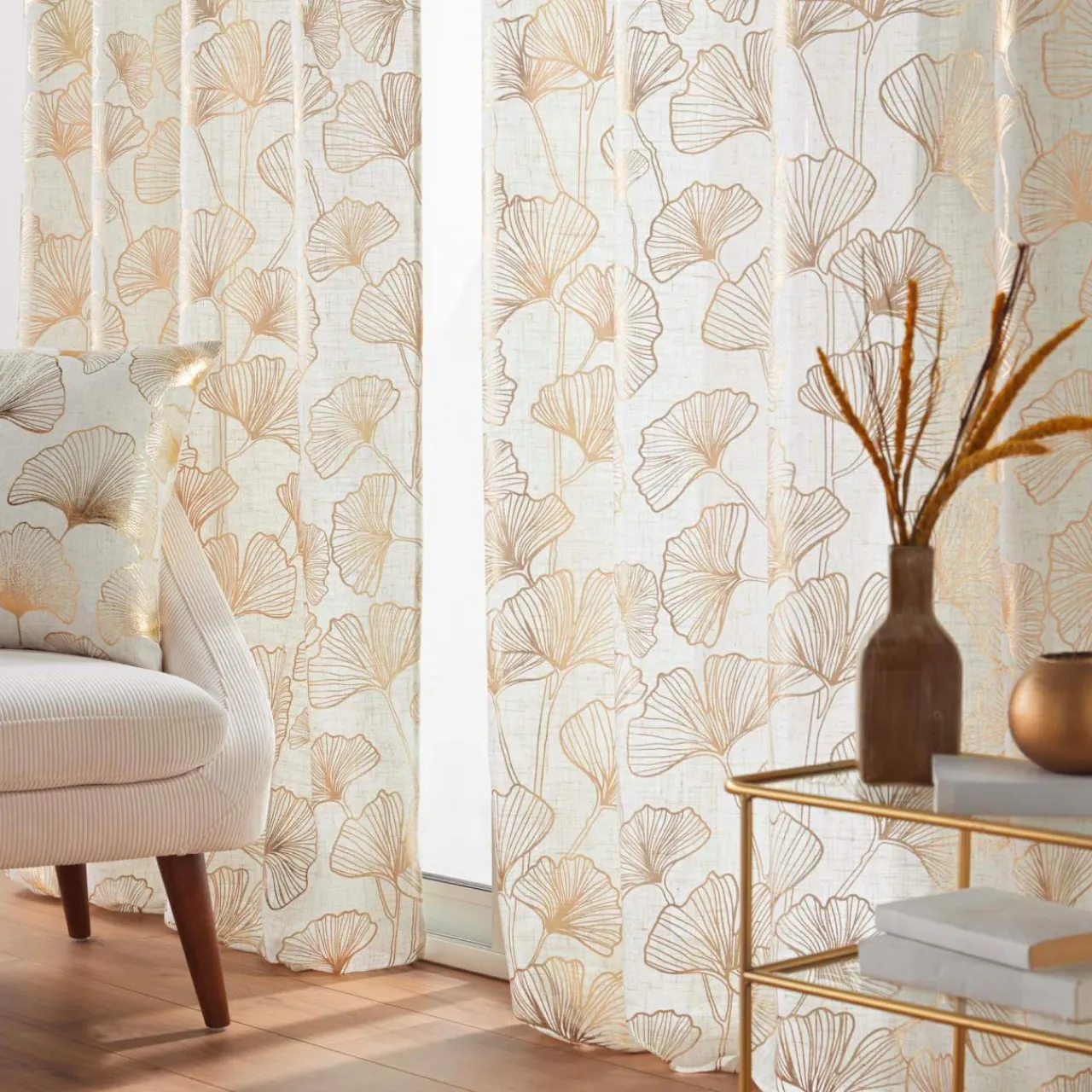 douceur d'intu017drieur Rideau (140 x 280 cm) Kenzy Beige