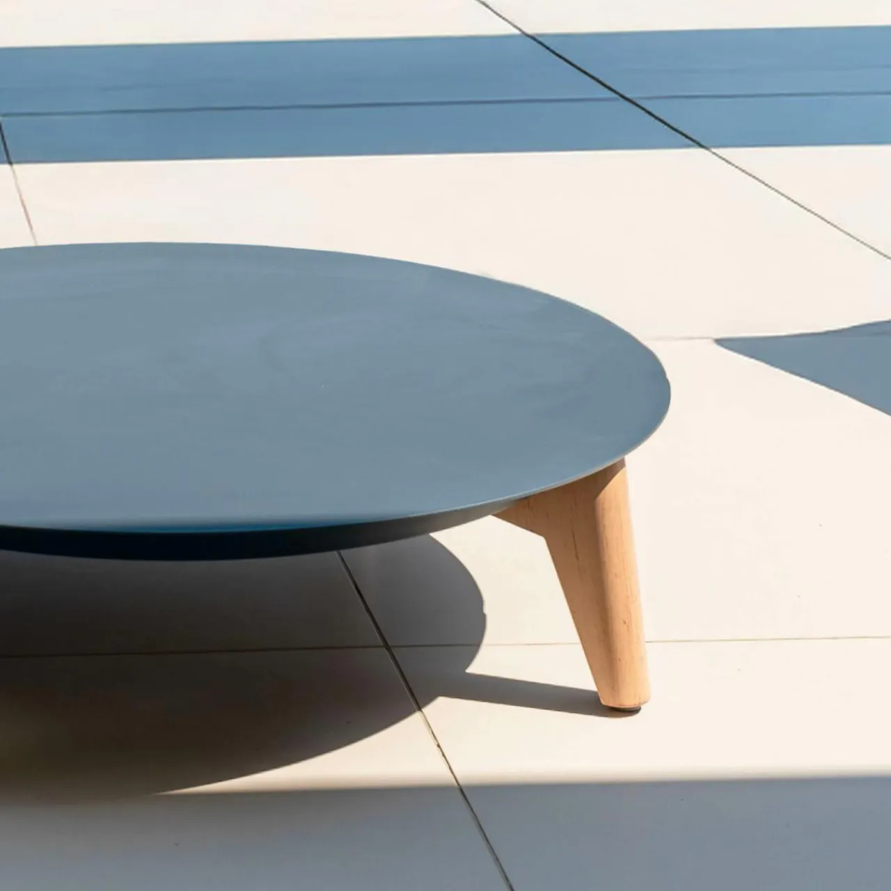 MOBELLIA Salon de jardin aluminium 5 places 5 pcs Monte Carlo Gris anthracite et beige Anthracite - Beige
