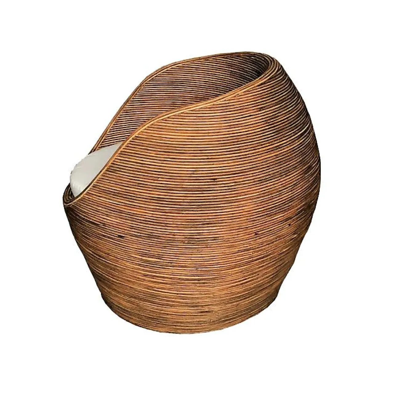 MOBELLIA Salon de jardin en rotin 5 places Trinidad beige Naturel Best