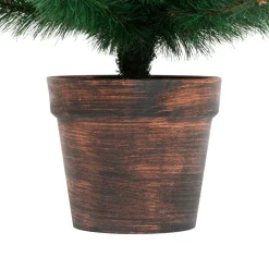 JJA Sapin artificiel de Noël en pot (H100 cm) Windy Peak Vert sapin Sapin vert Online
