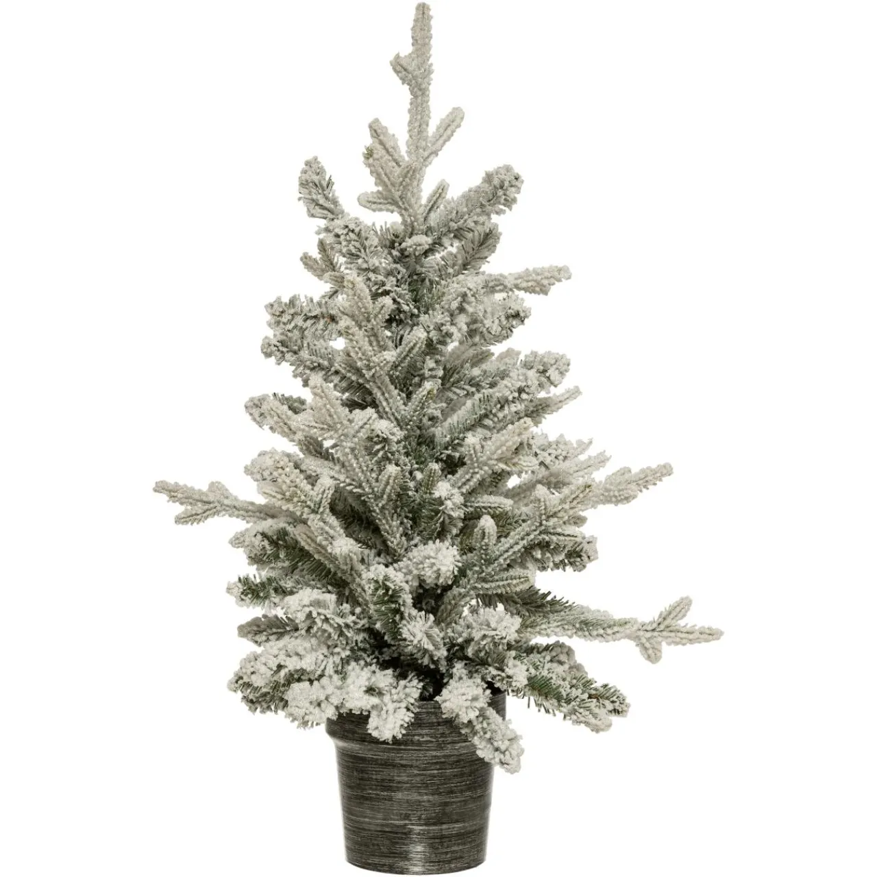 FEERIC LIGHTS Sapin artificiel de Noël en pot (H70 cm) Frosty Vert enneigé Sapin enneigé Online