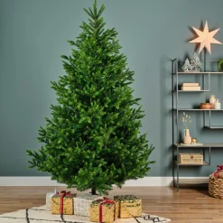 EMINZA Sapin artificiel de Noël (H240 cm) Abies Nordmann Vert sapin Sapin vert New