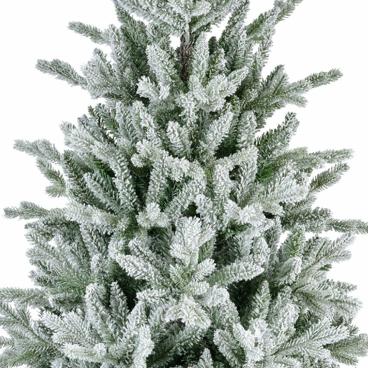 EMINZA Sapin artificiel de Noël (H240 cm) Allix Vert enneigé Sapin enneigé Discount