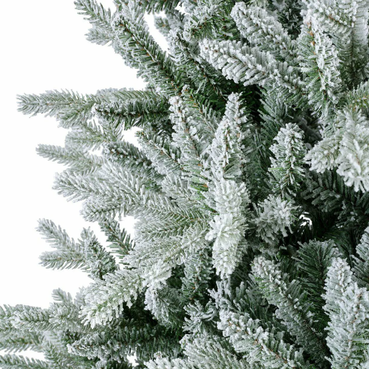 EMINZA Sapin artificiel de Noël (H240 cm) Allix Vert enneigé Sapin enneigé Discount