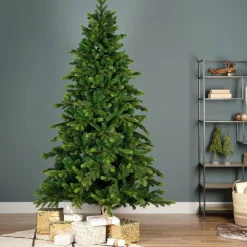 EMINZA Sapin artificiel de Noël (H210 cm) Caucasia Nordmann Vert sapin Sapin vert Outlet