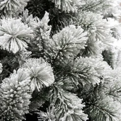 EMINZA Sapin artificiel de Noël (H210 cm) Edmonton Vert enneigé Sapin enneigé New