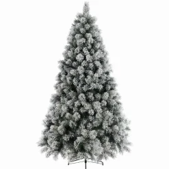 EMINZA Sapin artificiel de Noël (H210 cm) Edmonton Vert enneigé Sapin enneigé New