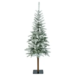 EMINZA Sapin artificiel de Noël (H210 cm) Glockner Vert enneigé Sapin enneigé Clearance