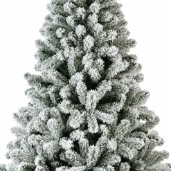 EMINZA Sapin artificiel de Noël (H240 cm) King Vert enneigé Sapin enneigé Hot