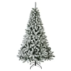 EMINZA Sapin artificiel de Noël (H300 cm) King Vert enneigé Sapin enneigé Discount