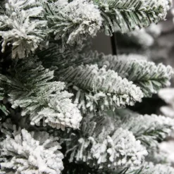 EMINZA Sapin artificiel de Noël (H240 cm) Narrow Vert enneigé Sapin enneigé Clearance