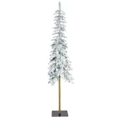 EMINZA Sapin artificiel de Noël (H180 cm) Sierra Vert enneigé Sapin enneigé