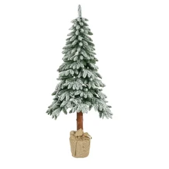 KAEMINGK Sapin artificiel de Noël (H210 cm) Tora Vert enneigé Sapin enneigé Sale