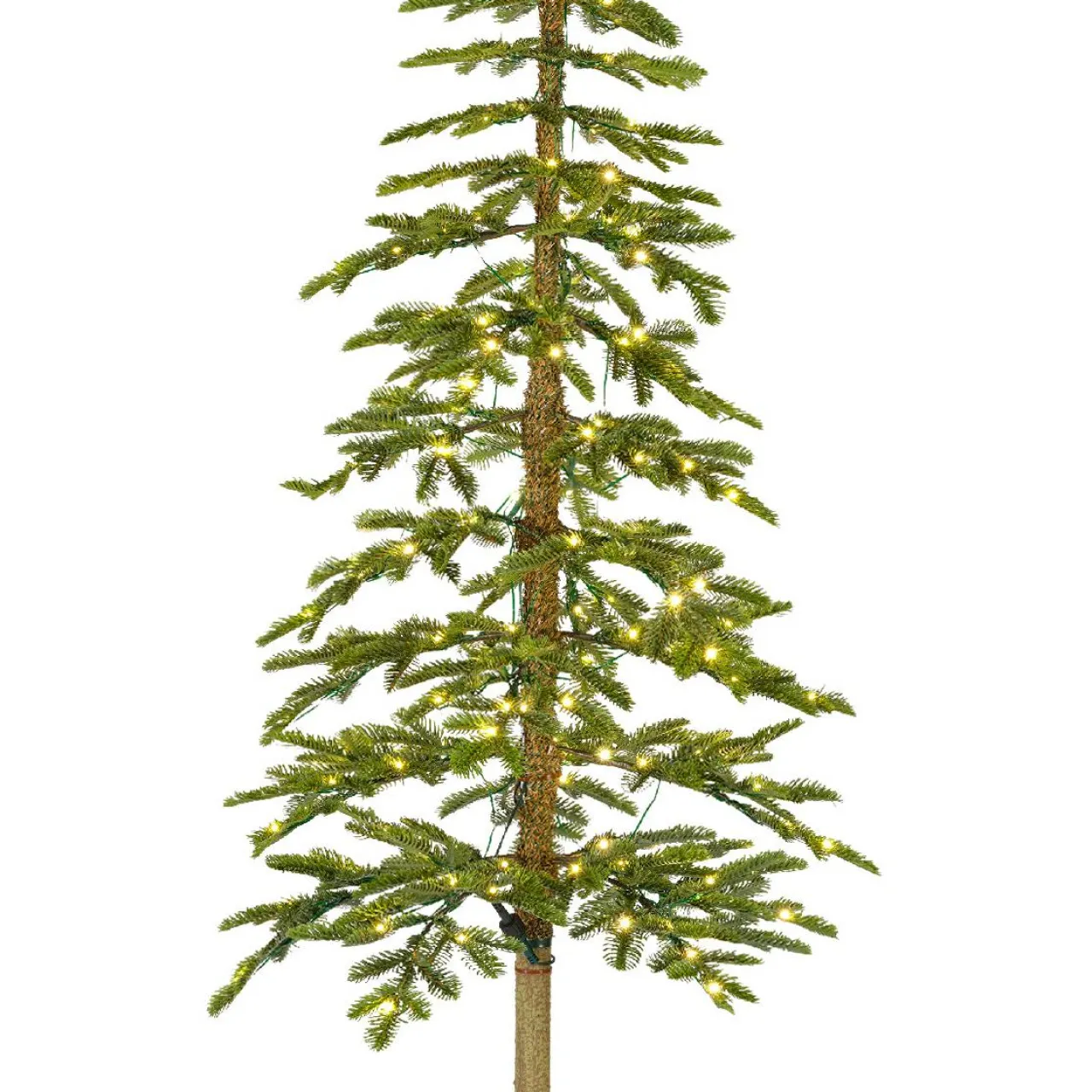 EMINZA Sapin de Noël artificiel lumineux 250 LED (H240 cm) Sierra Vert sapin Sapin vert lumineux New