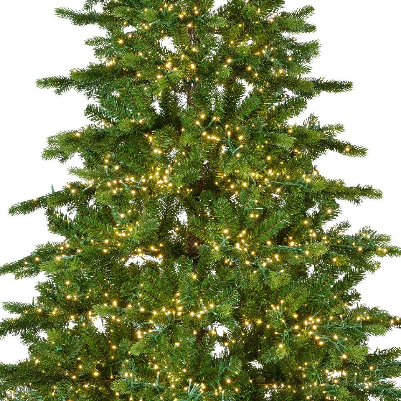 EMINZA Sapin de Noël artificiel lumineux 5400 LED (H240 cm) Caucasia Nordmann Vert sapin Sapin vert lumineux Hot