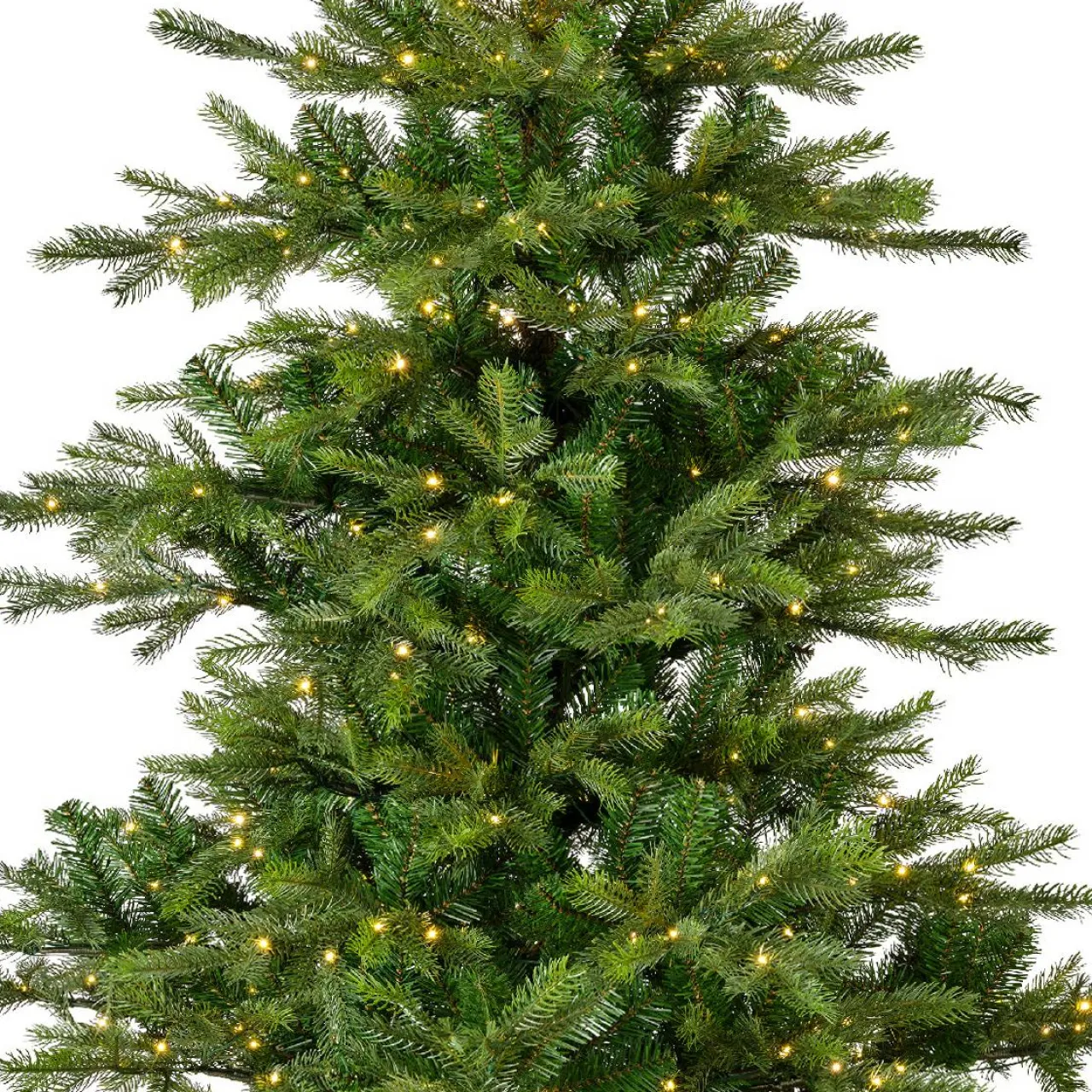 EMINZA Sapin de Noël artificiel lumineux 700 LED (H240 cm) Glorious Vert sapin Sapin vert lumineux Discount