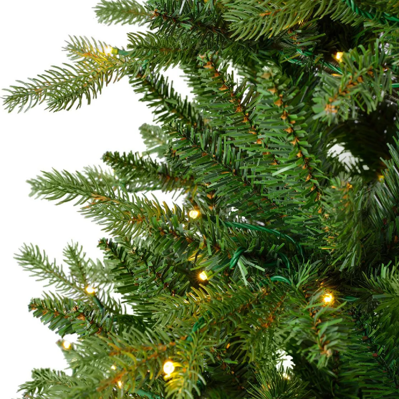 EMINZA Sapin de Noël artificiel lumineux 740 LED (H270 cm) Allix Vert sapin Sapin vert lumineux Online